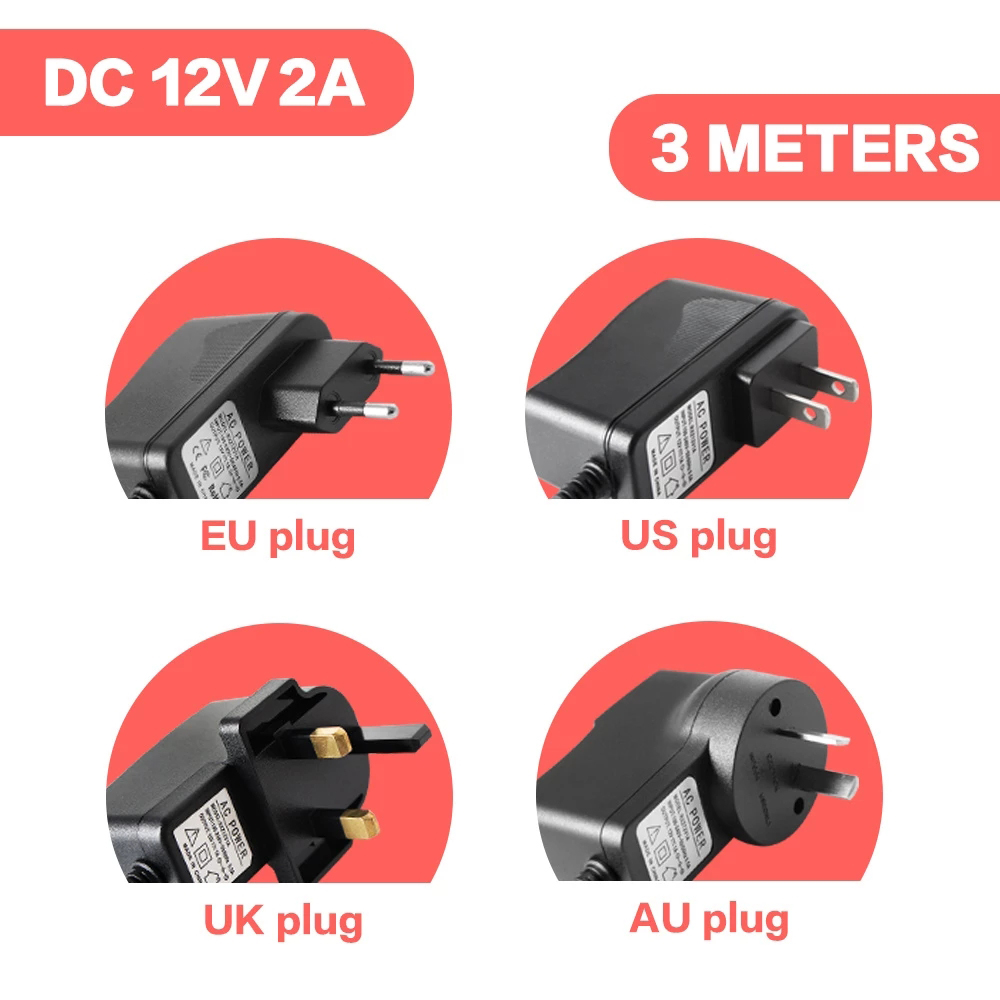 DC 12V 2A 3 Meters Length Powe - Energy Monitor Meter 评论和价格