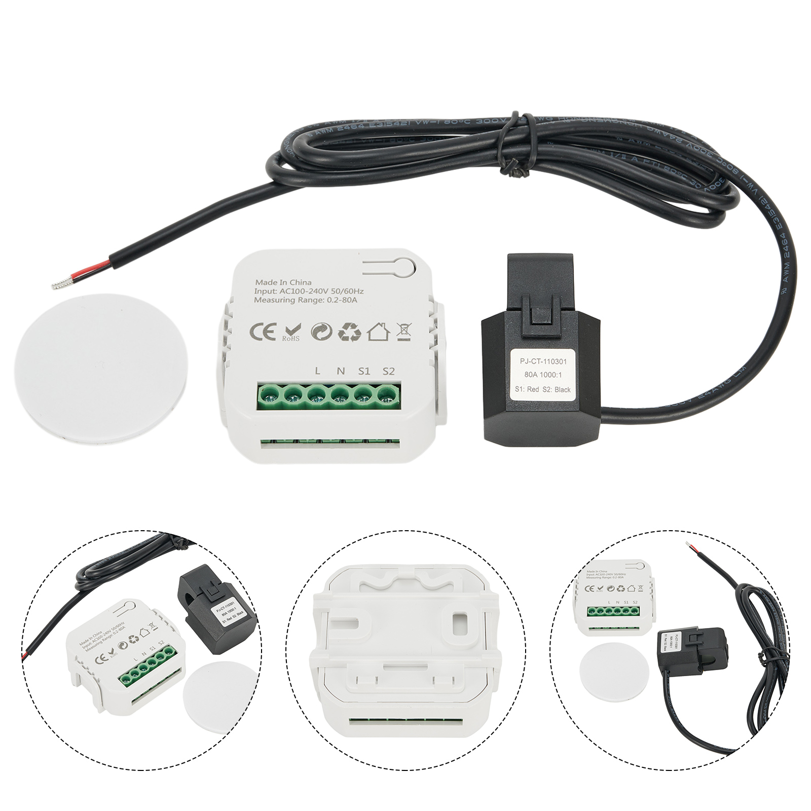 For Tuya For Smart Life WIFI E - Energy Monitor Meter 评论和价格