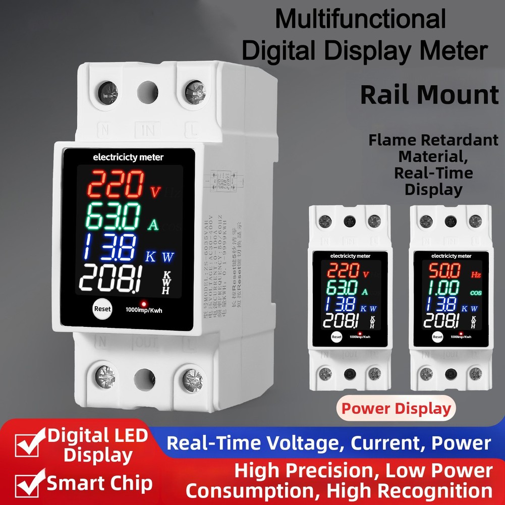 Multi Functional Digital Displ - Energy Monitor Meter 评论和价格