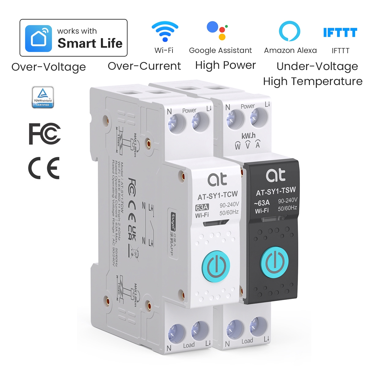 Tuya WiFi Circuit Breaker Smar - Energy Monitor Meter 评论和价格