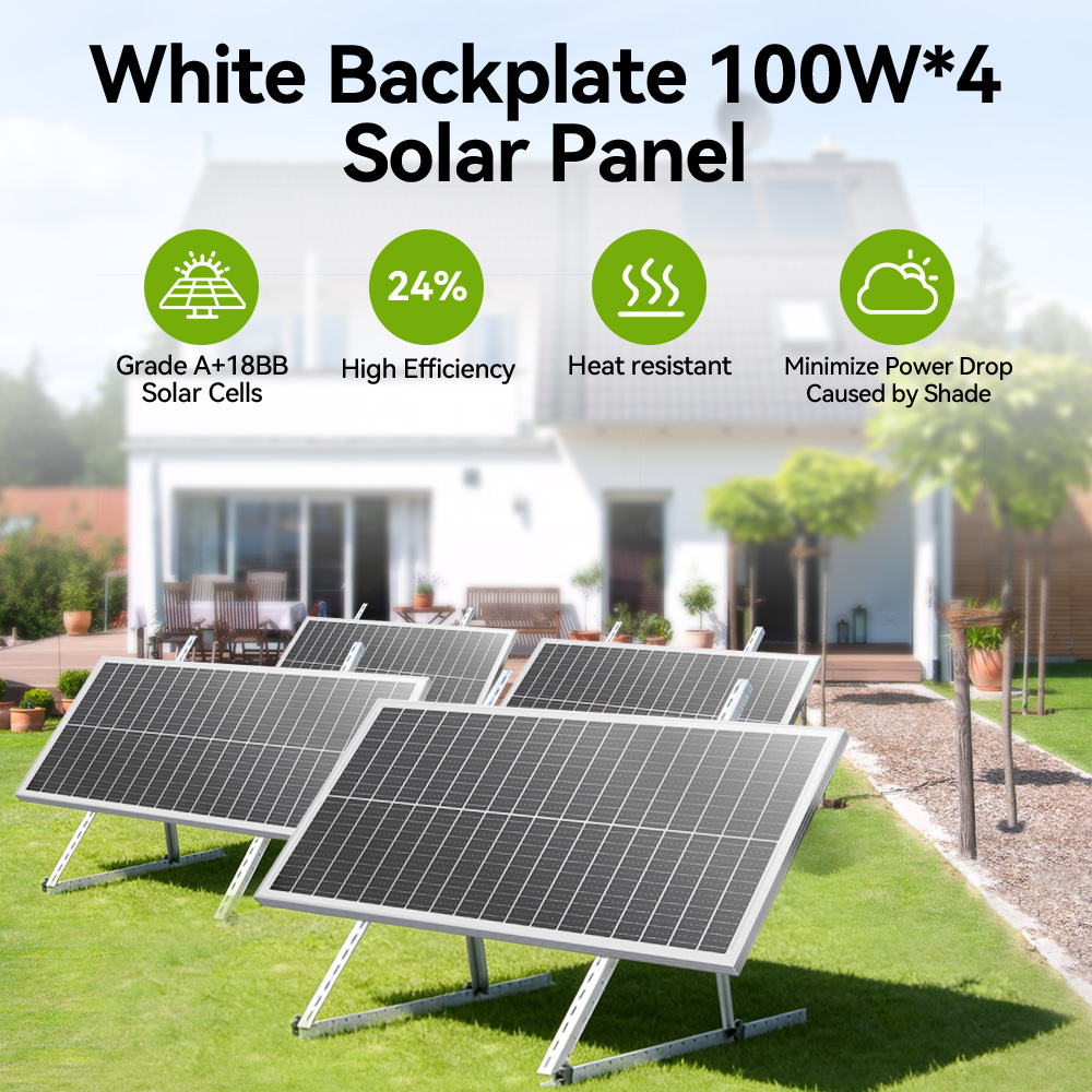 Rvpozwer 400W/200W/100W 12.8V  - Solar Panel 200W 评论和价格