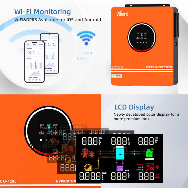 Solar Off Grid Inverter Hybrid - Charge Controller Solar 评论和价格
