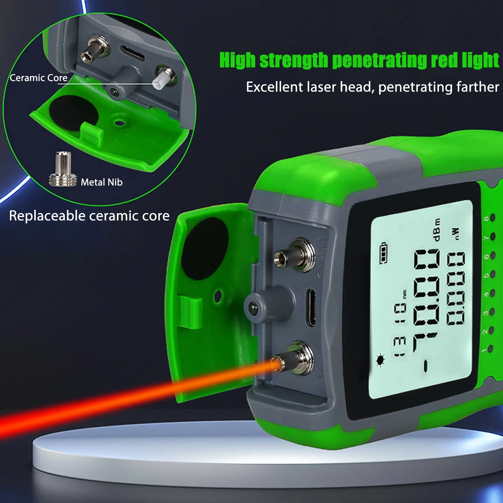 Red Light  Optic Cable Power T - Energy Monitor Meter 评论和价格