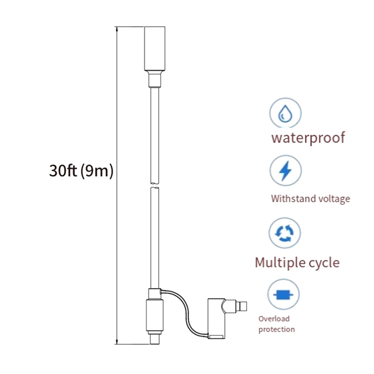 ABNJ 12AWG Extension Cable for - Solar Generator 评论和价格