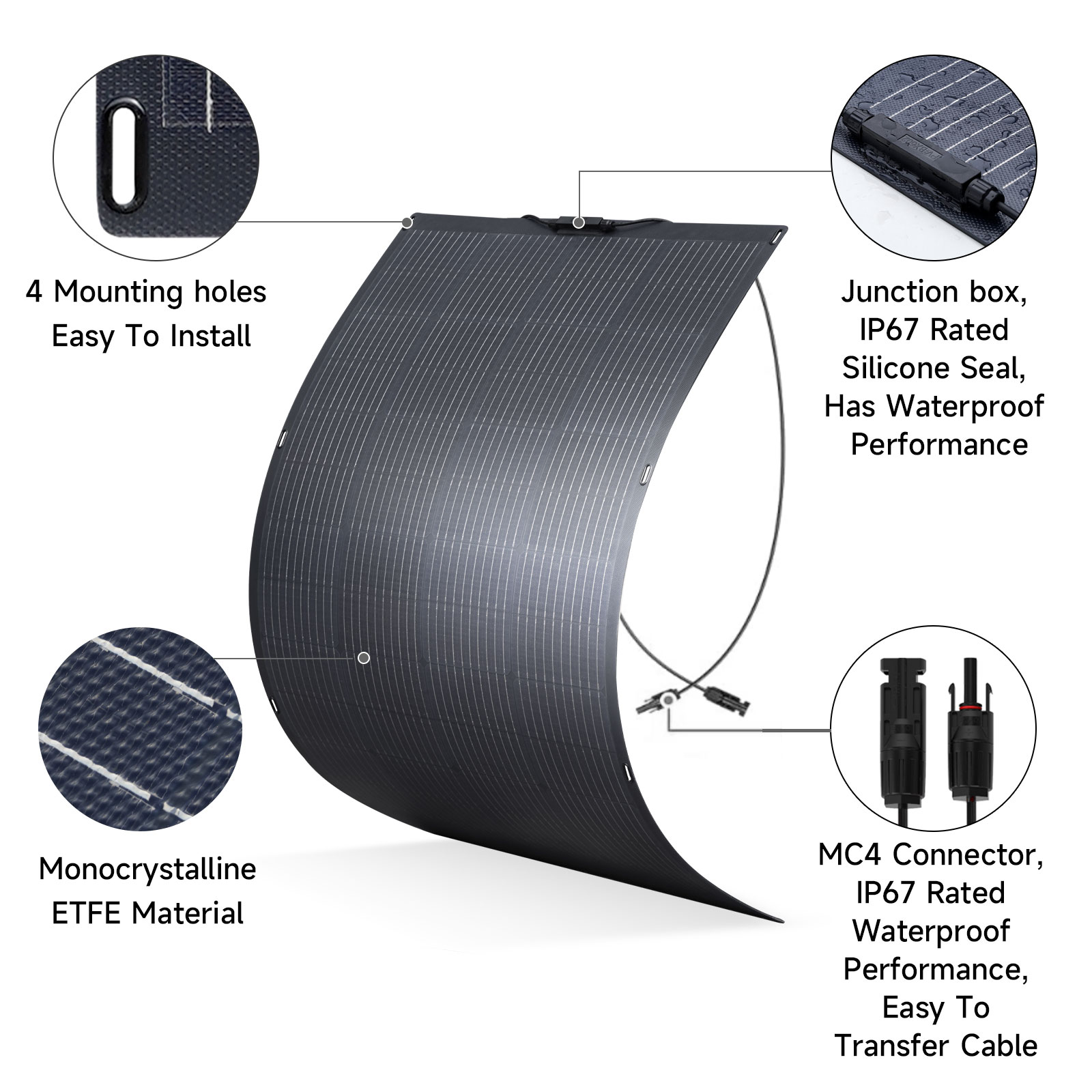 ALLPOWERS Balcony Power Plant  - Solar Panel 200W 评论和价格